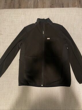 Figs Women's Black Full-Zip Jacket